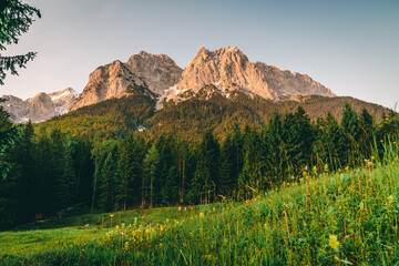 Obraz premium Bavarian landscapes and mountains