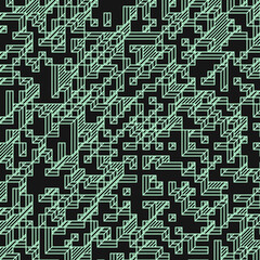 Implementation of Edward Zajec’s “Il Cubo” from 1971. Essentially a Truchet tile set of 8 tiles and rules for placement art illustration