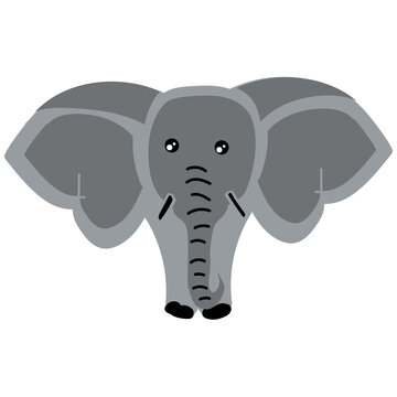 elephant hand drawn childish element