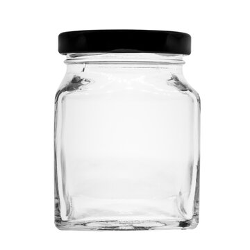 Empty Glass jar 