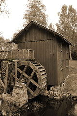 Watermill. One of the 2 working in Norway. Degerness,Norway
