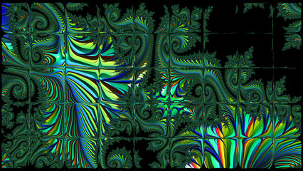 Abstract Computer generated Fractal design. A fractal is a never-ending pattern. Fractals are infinitely complex patterns that are self-similar across different scales. Great for cell phone wallpaper