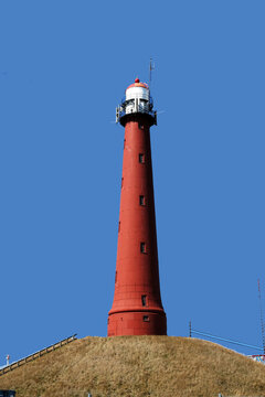 The lighthouse on the coast of IJmuiden