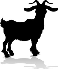 Goat Farm Animal Silhouette