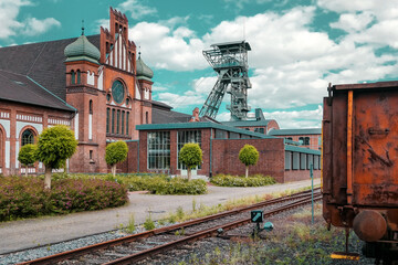 Travel Germany Route of industrial culture in the Ruhr area - obrazy, fototapety, plakaty