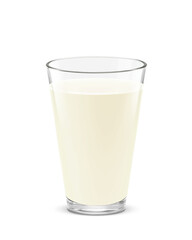グラス 牛乳 飲み物 イラスト リアル