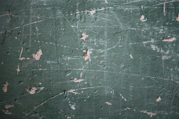 old semi gray and green wall