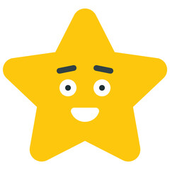 Happy Star Emoji Icon