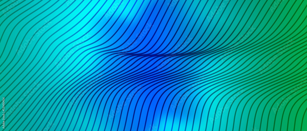 Poster abstract digital wave of particles. futuristic point wave