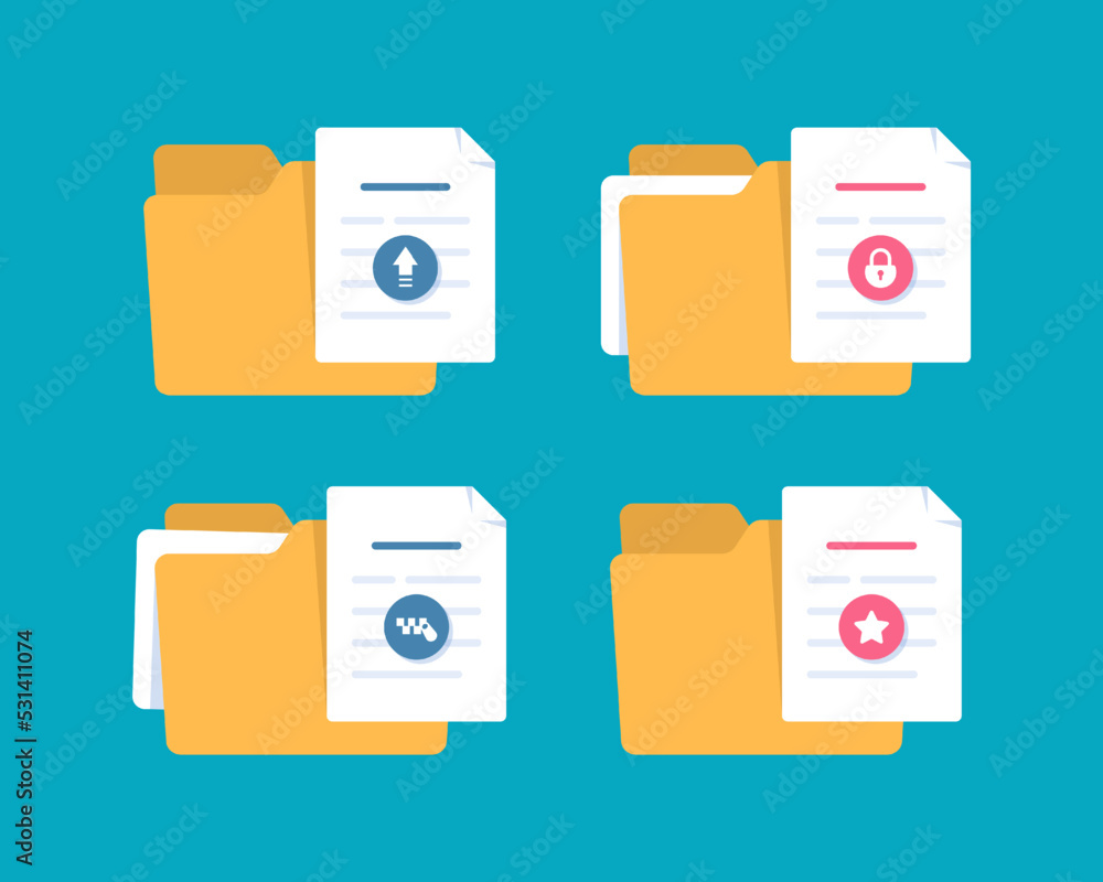 Poster uploading office file flat icon with gradient style. uploading office document icon. file upload tas