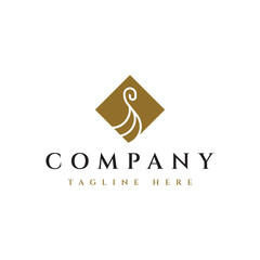 Viking sail boat silhouette logo design