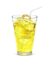 グラス エナジードリンク 飲み物 氷 イラスト リアル