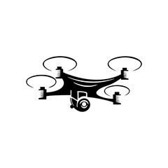 drone logo looks real and modern