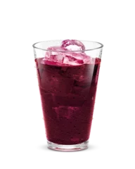 Rolgordijnen グラス ぶどうジュース 飲み物 氷 イラスト リアル  © akaomayo