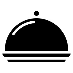 Room Service Dish Icon