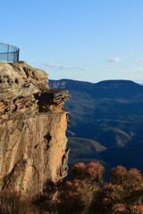 Sublime Point Lookout in the Blue Mountains of Australia