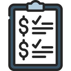 Financial Checklist Icon