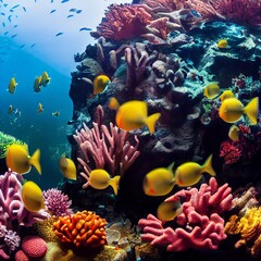 Naklejka premium Coral Reef