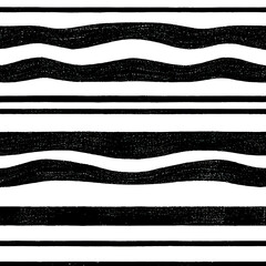 Abstract black and white seamless pattern. High Resolution. For use in your designs.