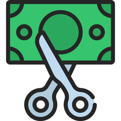 Cut Costs Icon