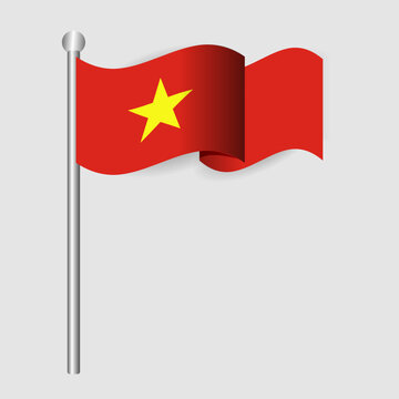 Flag of Vietnam, ASEAN. Association of Southeast Asian Nations and International Trade Membership. background vector