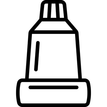 Rolled Up Toothpaste Icon