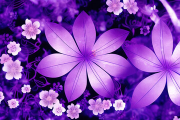 Abstract pink purple floral background, zen aromatherapy massage yoga background, digital illustration, digital painting, cg artwork, realistic illustration, 3d render