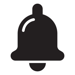 Notification icon. Bell or alarm Social Media element Vector illustration