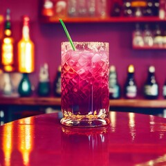 Cocktail in einer Bar