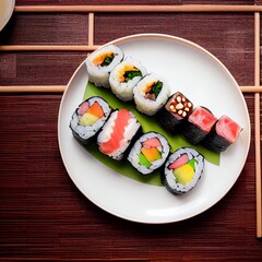 Essen angerichtet auf einem Teller