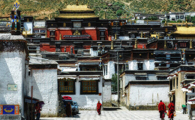 Tashilhunpo temple in Shigatse