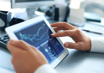 Stock market graphs monitoring