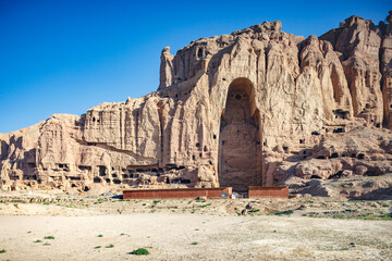 Afghanistan, Bamiyan (Bamian or Bamyan), cultural landscape and archeological remains of the...