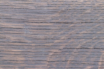 Texture of old wood with cracks. Wooden background.