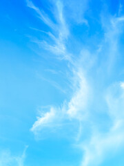 fantasy blue sky and beautiful cloud
