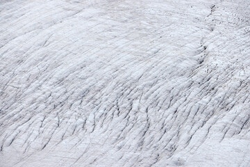 Aletsch glacier near Eiger, Moench and Jungfrau - glacier in the Swiss Alps