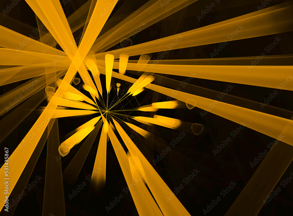 Aufkleber computer generated image for elegant gold background or high tech design