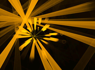 Computer generated image for elegant gold background or high tech design