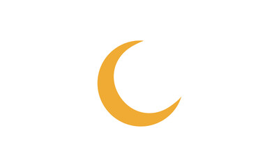 Fototapeta na wymiar moon logo. Sign sun, moon, star. Vector logo for web design, Vector illustration eps10. Isolated on white background