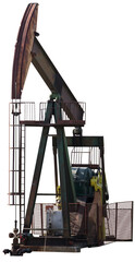 Isolated oil rig