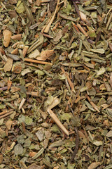 macro texture spices, Italian herbs