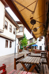 Hamamonu district with historical old mansions - Ankara, Turkey