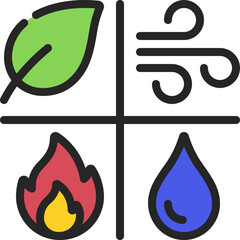 Four Elements Icon