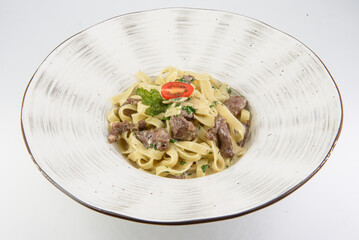 spaghetti with sauce