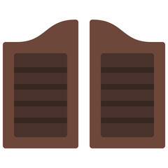 Saloon Doors Icon