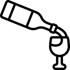 Pour Wine Icon