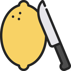 Lemon Slicing Icon