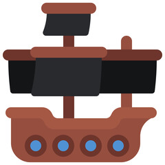 Pirate Ship Icon