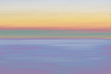 sunset over the sea