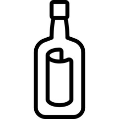 Message In Bottle Icon